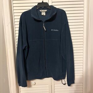 Mens  Blue Fleece Sweater